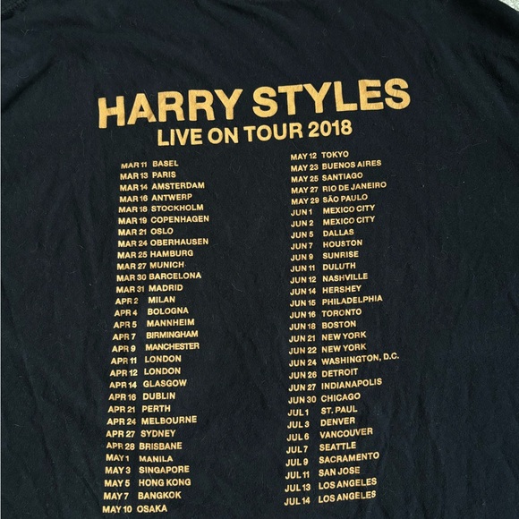 Harry Styles Live On Tour Shirt 2018 - Picture 4 of 5
